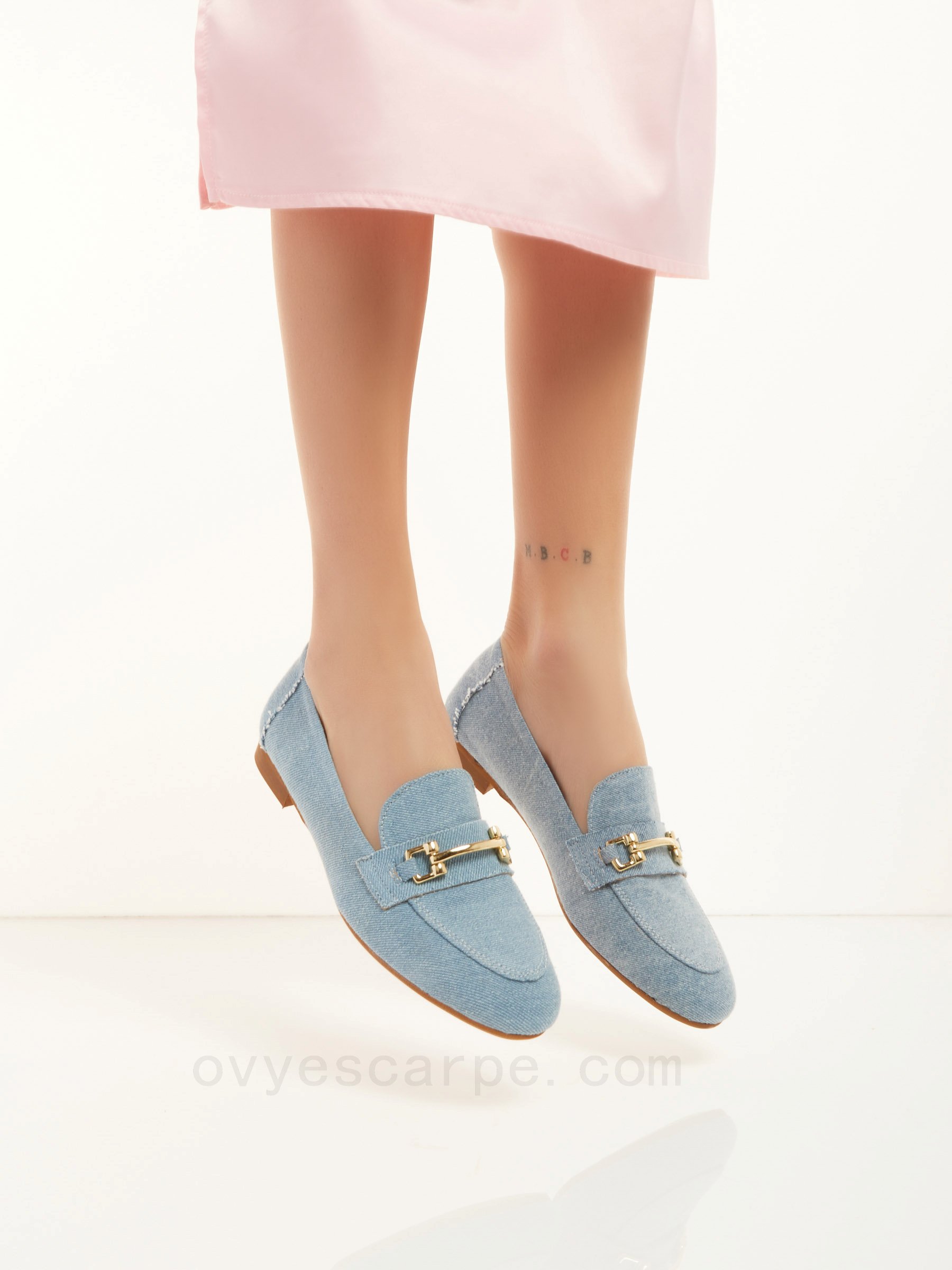 moda scarpe Denim Loafer F08161027-0527